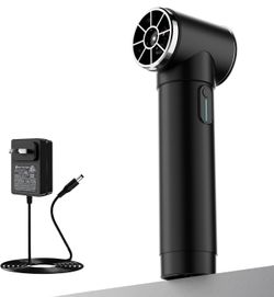 Turbo Dryer Blower for Car Detailing, 250CFM/170MPH Cordless Air Blower with 600W Motor, 4 Speeds, COB Power Indicator,Super Lightweight Electric Leaf