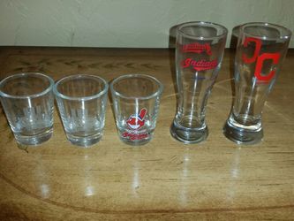 Cleveland Indians shot glasses