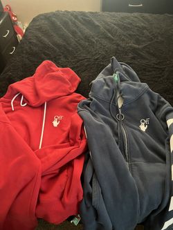 DEAL!! XL Off White Hoodies