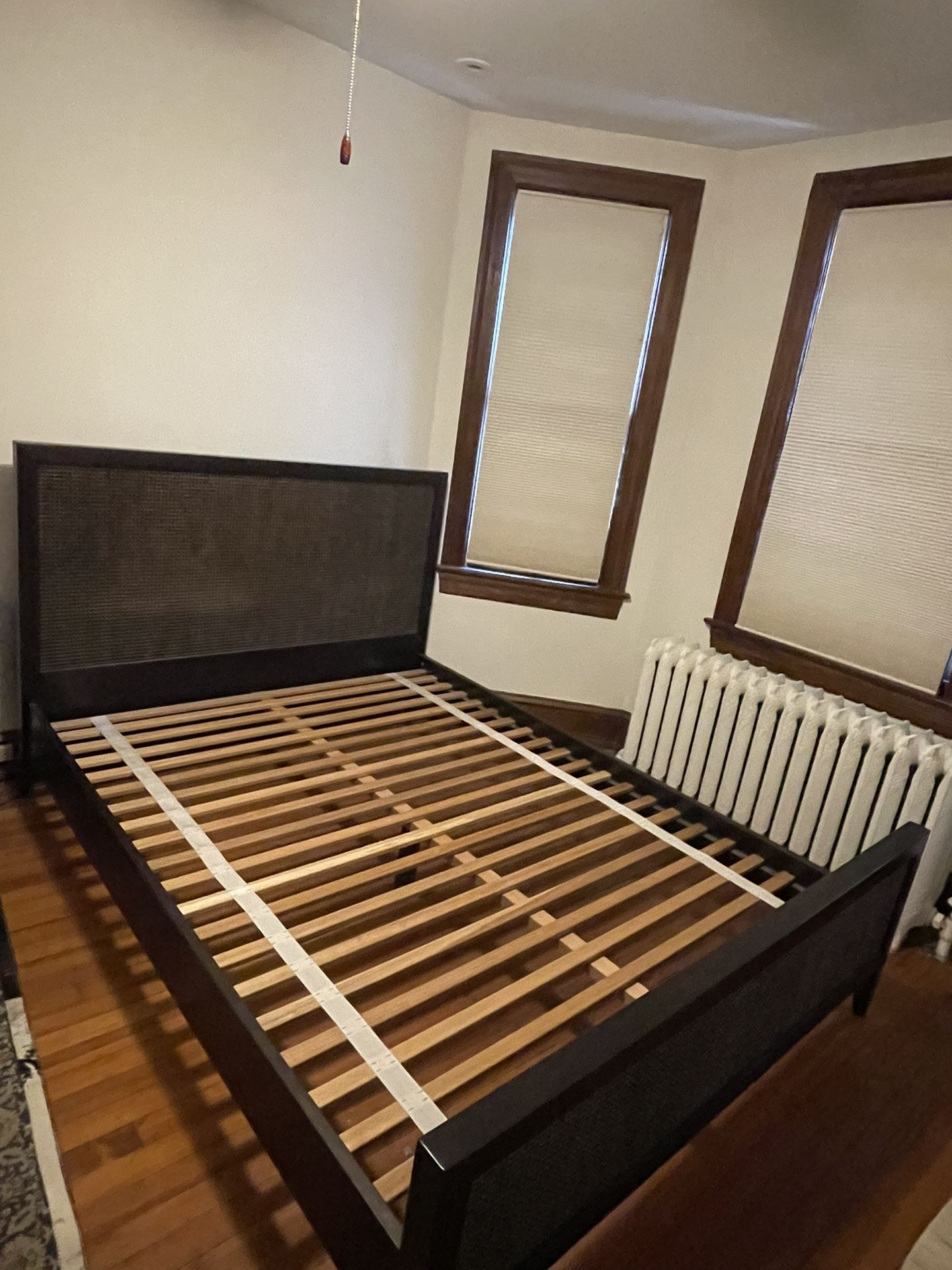 Crate &  Barrel Queen Bed Frame
