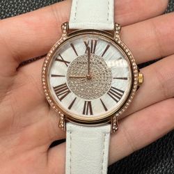 Anne Klein Women's Rose Gold Crystal Watch
