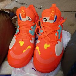 Adidas James harden series 5 solar flare mens size 14