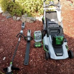 EGO POWER + | String trimmer | Mower | Hedge Trimmer | + Extras | $900