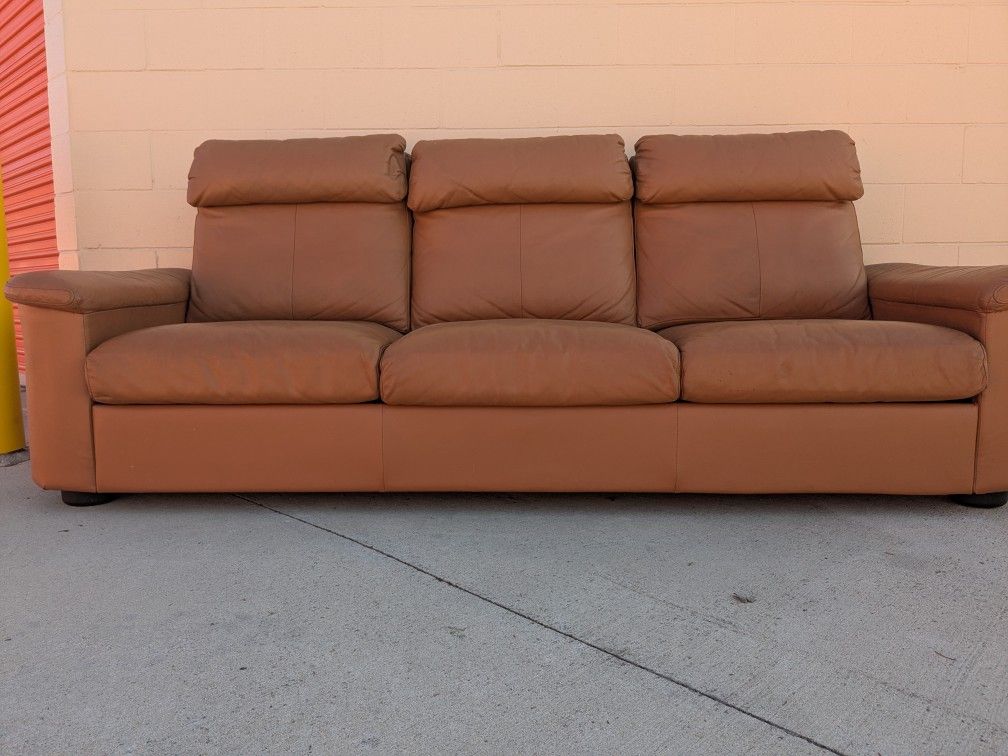 Leather Couch Sofa