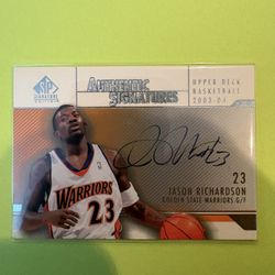 2004 Upper Deck Jason Richardson Card