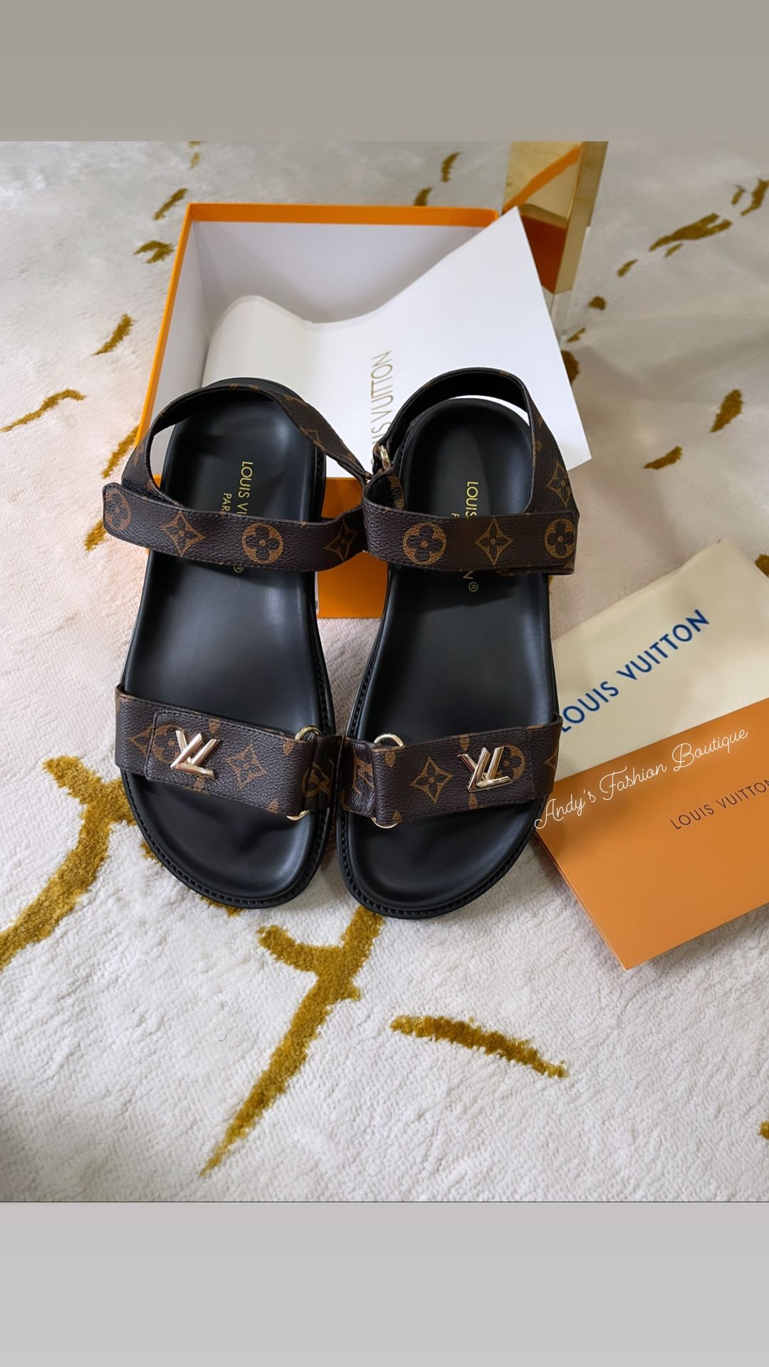 Designer shoes :Louis Vuitton mini monogram wedge sandals for Sale in  Arcadia, CA - OfferUp