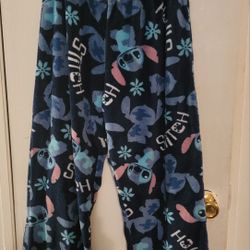 Disney Lilo and Stich Plush Pajama Pants Womens Size Medium
