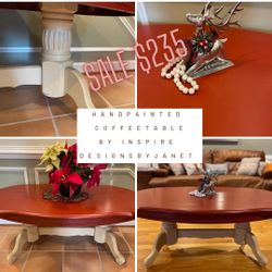 Hand Painted Coffee Table 