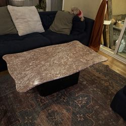 Two-Tone Marble Coffee Table 
