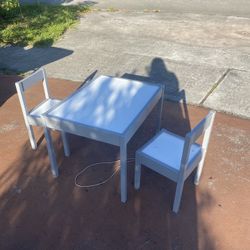 Toddler Table And  2 Chairs