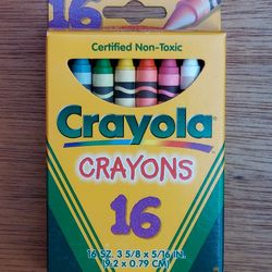 Crayola Crayons 16 Pack 1990s Vintage