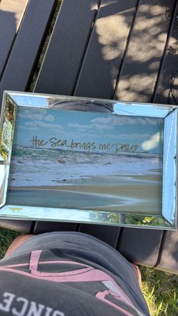 Beach theme mirror