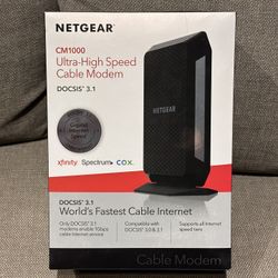 Netgear CM1000 High Speed Cable Modem - NEW