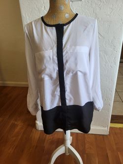 Michael Kors Long Sleeve Blouse M 
