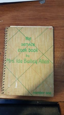 Vintage The Service Cookbook by Mrs. Ida Bailey Allen (1933 Hardcover)
