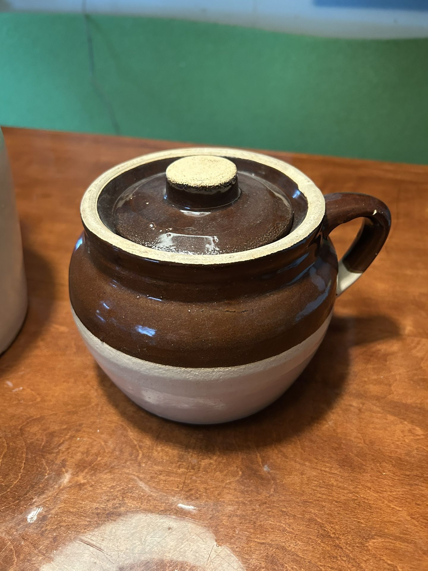 Vintage USA Bean Crock