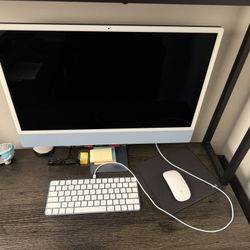 Blue iMac