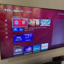TCL Roku Smart TV 65 inch 6-Series 65R615 4K UHD Dolby Vision HDR