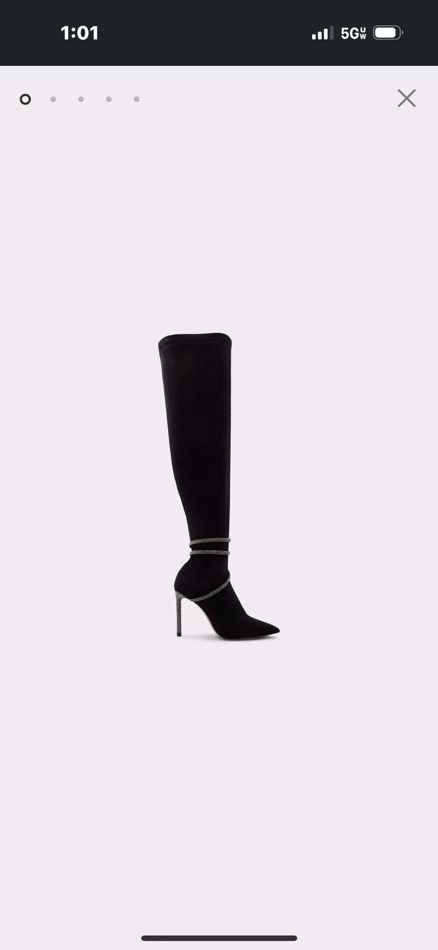 ALDO-Ebeddlaen over-the-knee boots in black size 9 Brand new!