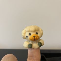 Lamb Rubber Finger Puppet 1.3 Inch