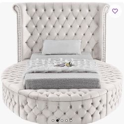 Queen Bed Frame W/mattress