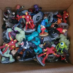 Disney Infinity 70+ Figures & Disk Lot ( MAKE REASONABLE OFFER & TAKE ALL )
