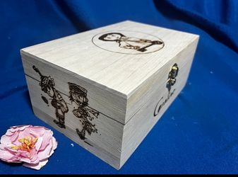 Coraline Engraved Wooden Box