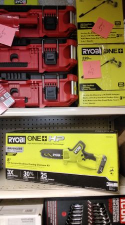 RYOBI ONE + HP 8" 18V COMPACT BRUSHLESS PRUNING CHAINSAW (TOOL ONLY)