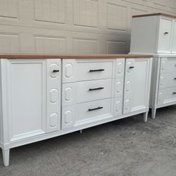 Mid Century Dresser & Chest Of Drawer 