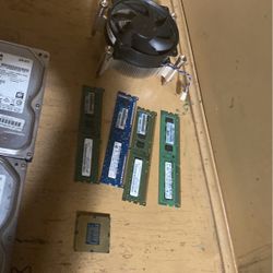 Pc Parts(Ram8gb,cpu Cooler,cpu)READ DESC