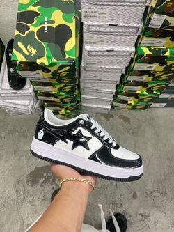 BapeSta Black and white