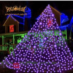 Halloween Decorations Outdoor: 4 Pack 24 LED Scary Halloween Decorations, Skull Solar Halloween Lights Outdoor Waterproof, Solar Firefly Halloween Lig