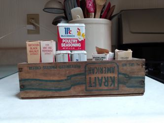 Antique Spices & Box