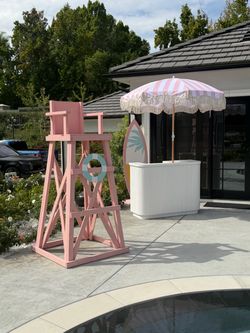 6ft Wooden lifeguard chair