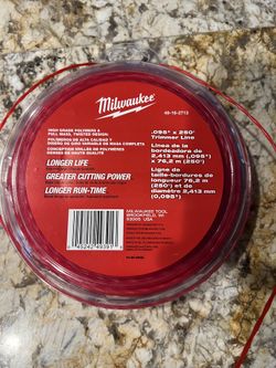 Milwaukee Weed Eater Trimmer Line