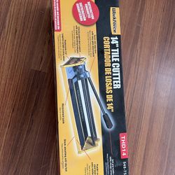 Workforce 14” Tile Cutter