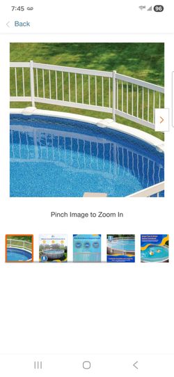 Blue Wave pool fence