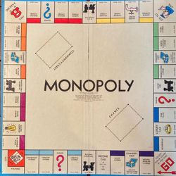 Monopoly Game Board 1961