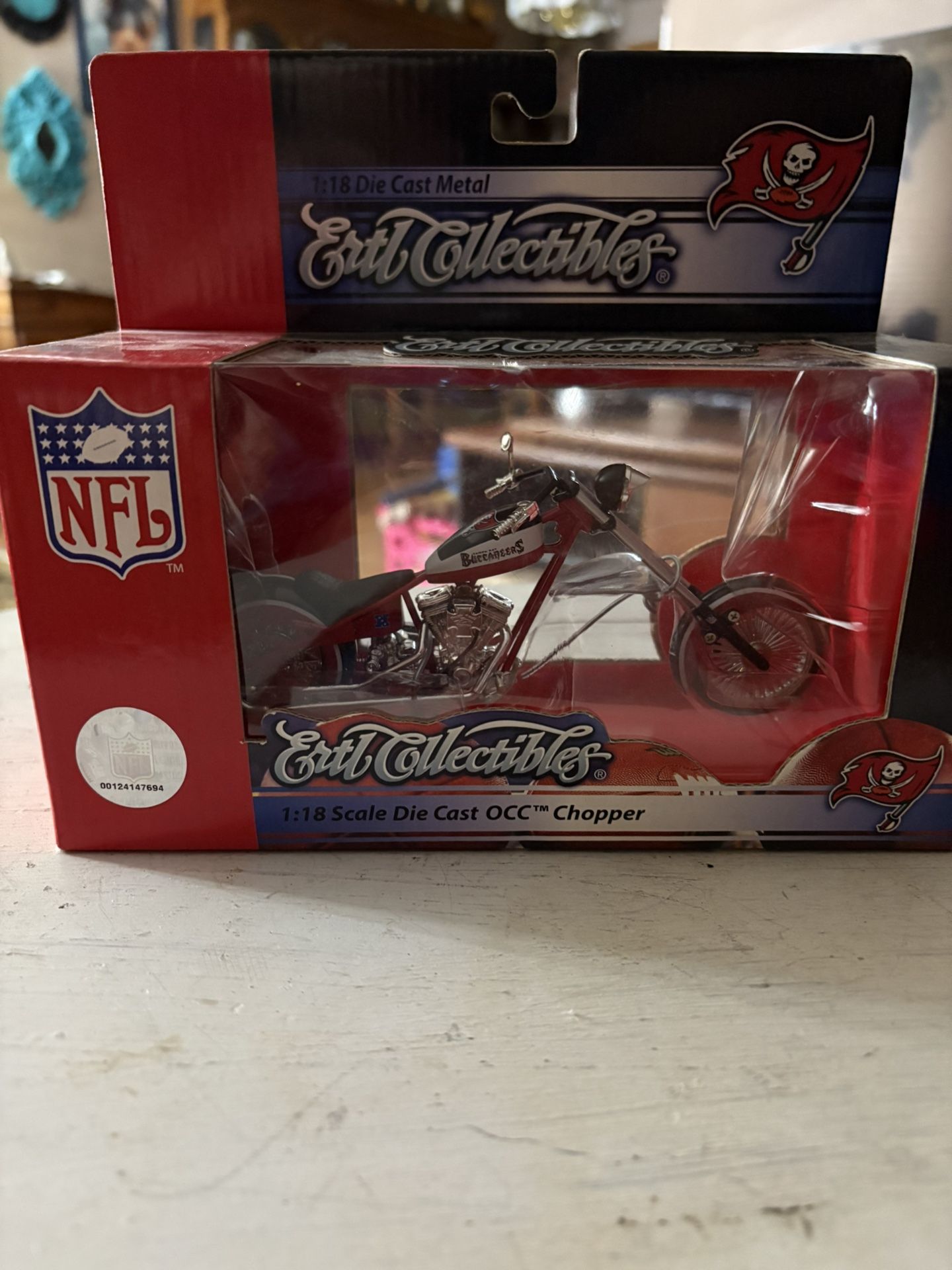 ERTL NFL Buccaneers 1:18 Die Cast Metal OCC CHOPPER