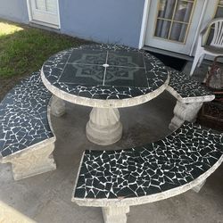 Concrete table