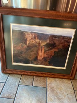 Tom Narwid Spider Rock in Canyon de Chelly monument AZ