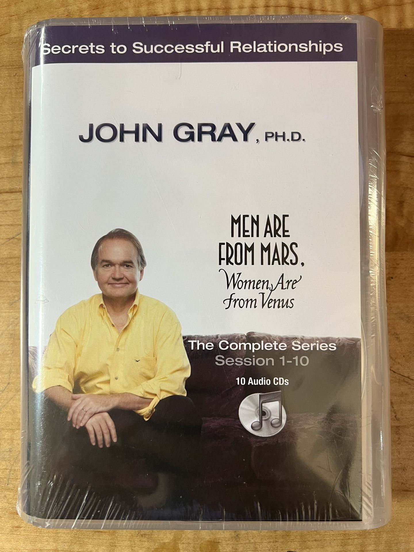 JOHN GRAY Secrets To Successful Relationships Complete 10 Audio CDs *NEW* MINT 