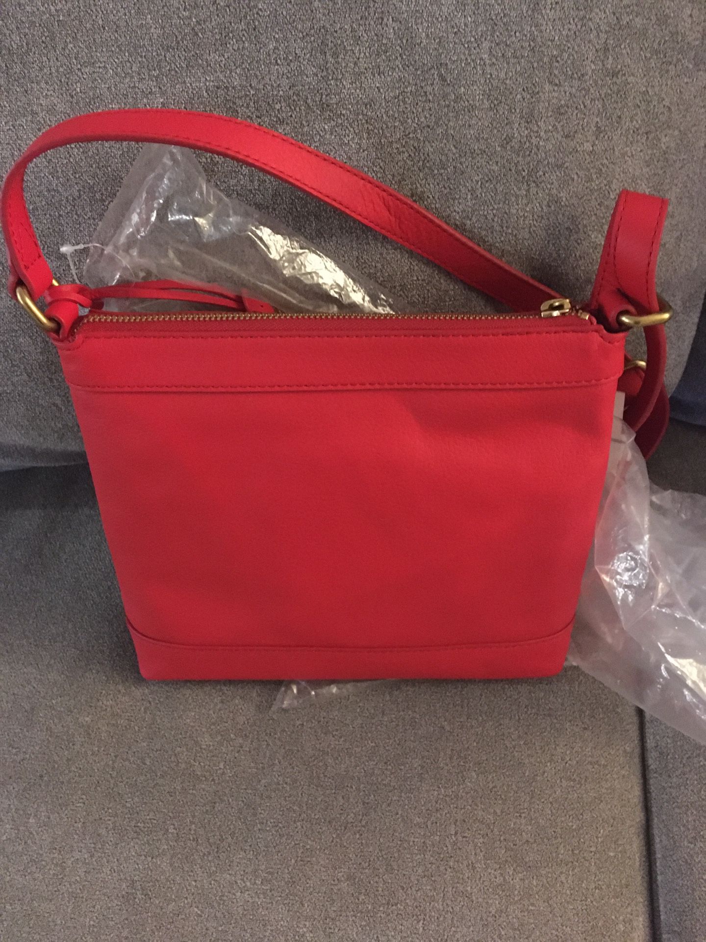 Christmas Red Fossil purse NEW