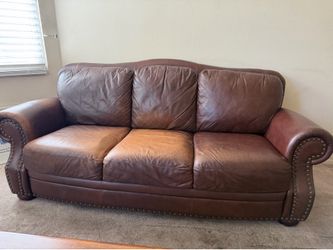 Leather couch