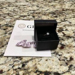 VVS1 Moissanite Ring 1 Carat