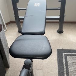 Golds Gym Weight Bench, Mint condition (FIRM ON PRICE)