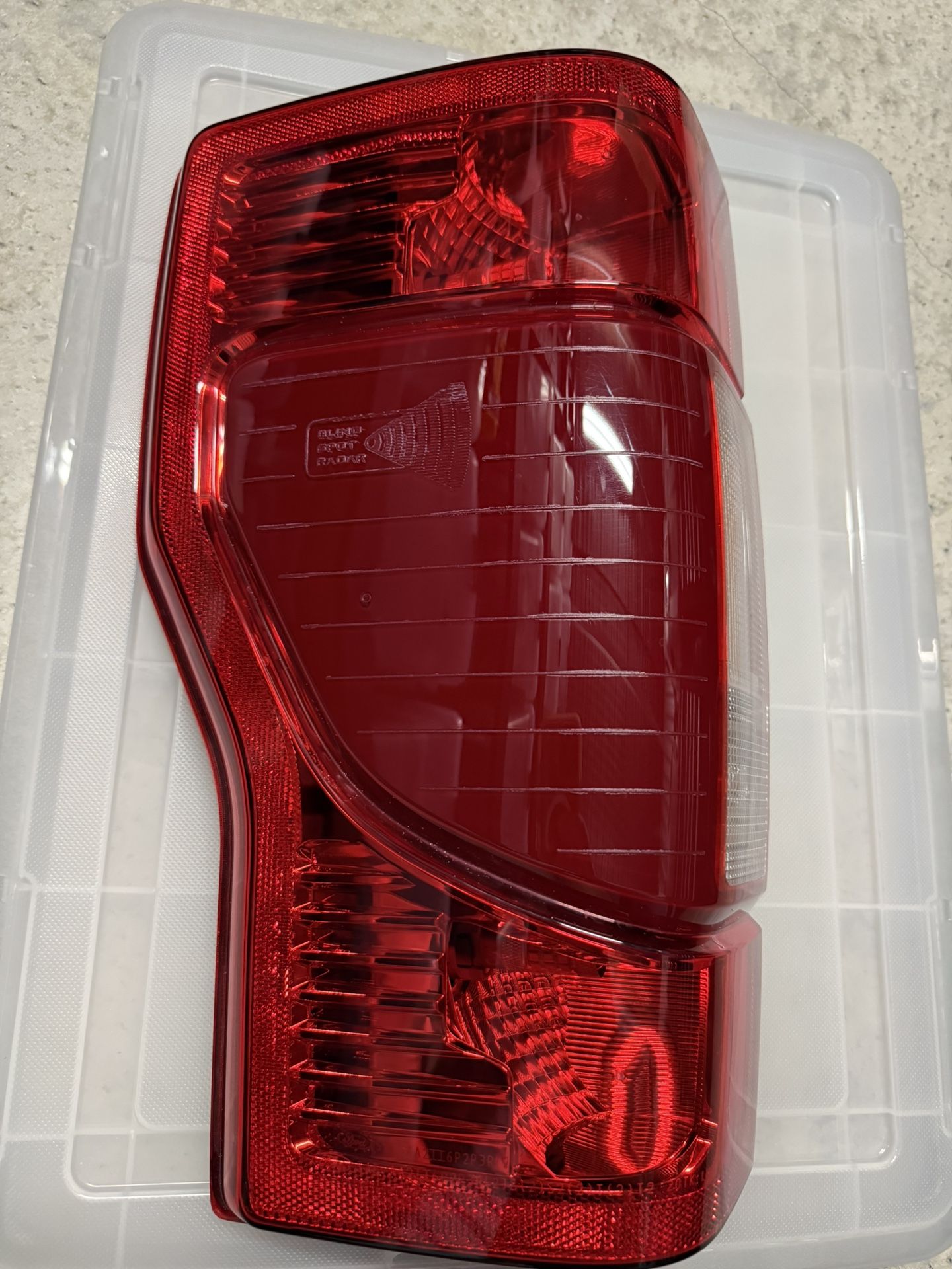 2020 2021 2022 Ford F250 Super Duty  Rear Tail Light , Left  Side Driver