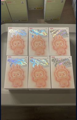 Six Individual Big Into Energy Labubus (One Of Each Color) New & Authentic
