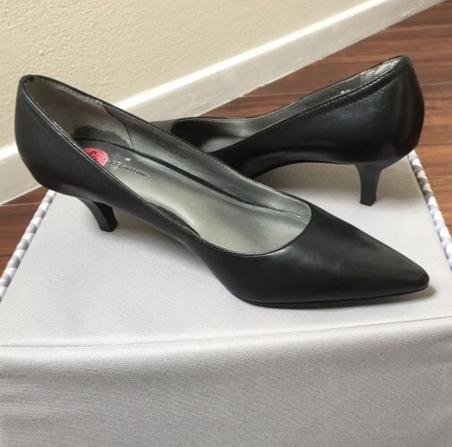 Black, Leather Shoes