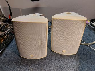 Dual all-weather outdoor speakers.... 100 Watts Max
